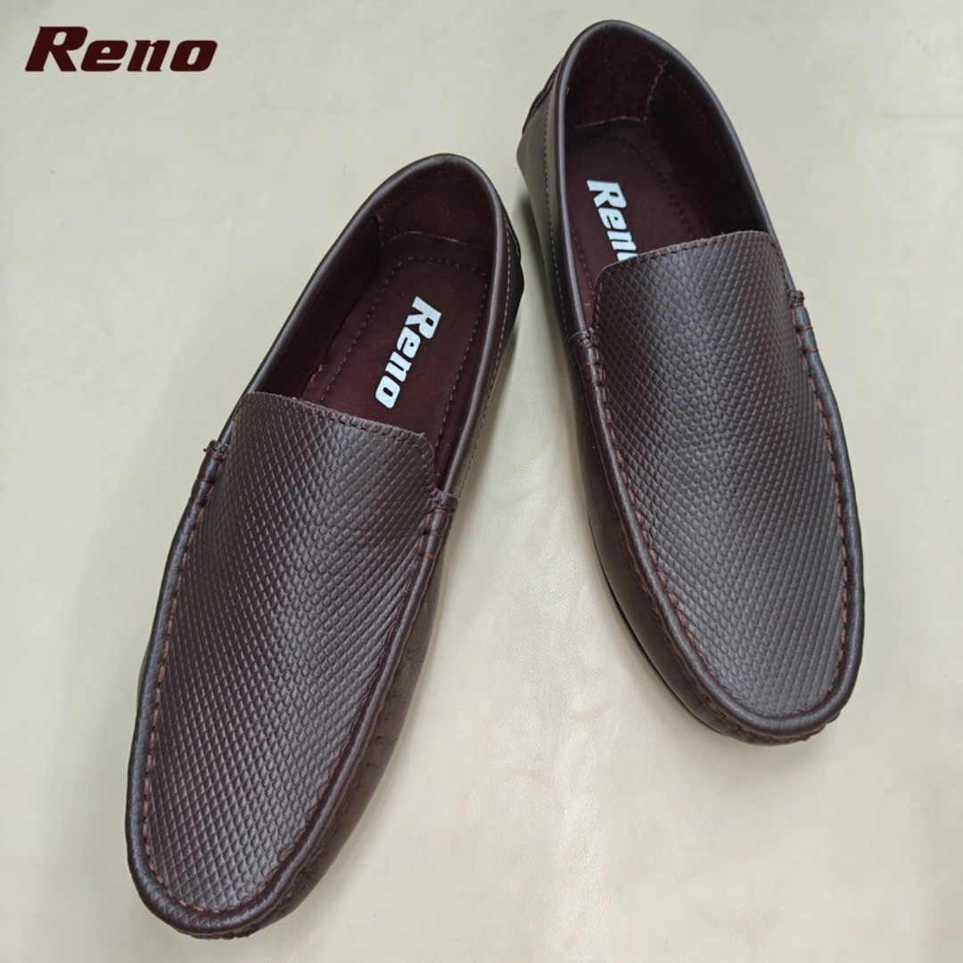 Reno Leather Loafer-Chocolate-RL3119